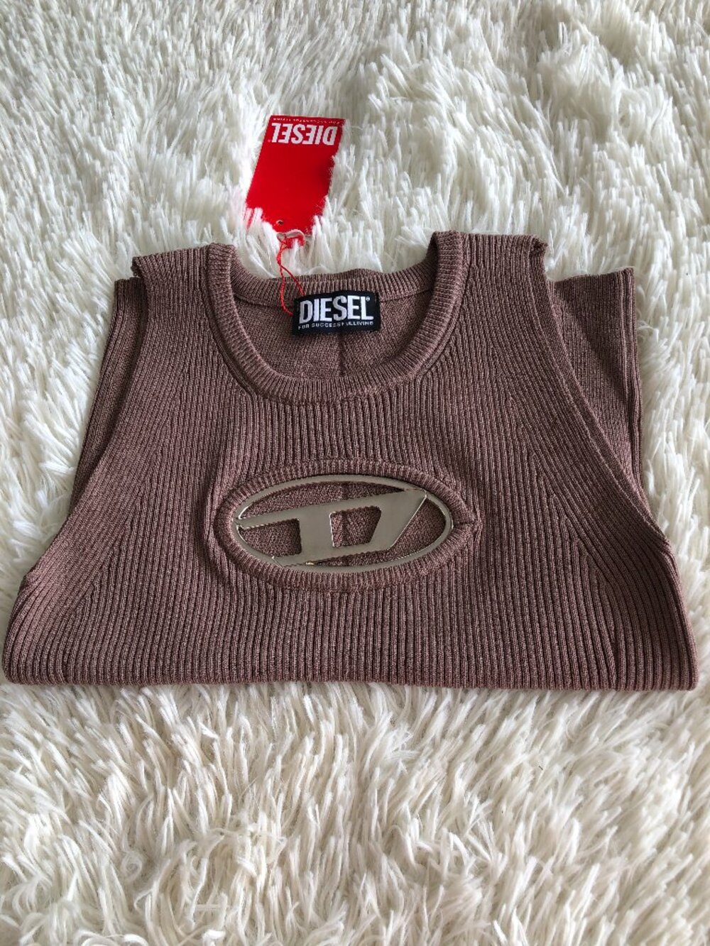 brown Diesel  Sleeveless Tank Top